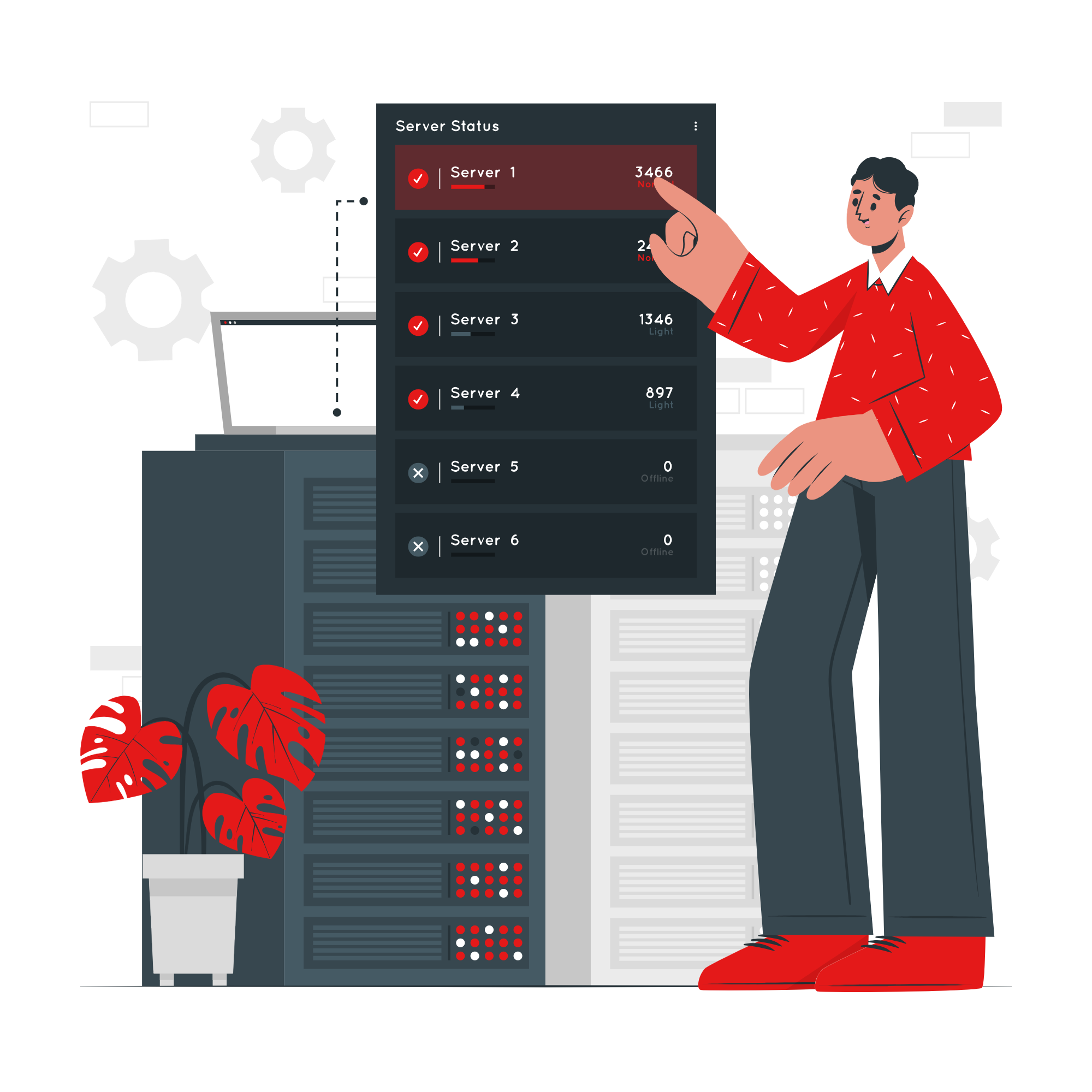 Ilustracion de bases de datos
